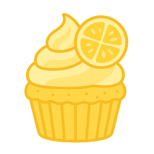 YellowCake cupcake accent